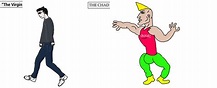 Virgin and Chad Meme Template - Piñata Farms - The best meme maker and ...