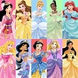 Deluxe Gown Collage - Ten Original Disney Princesses Photo (38405070 ...