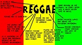 What are the three main types of reggae music?