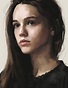 David Seguin {figurative realism art beautiful female head woman face ...