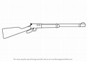 How to Draw a Winchester Rifle (Rifles) Step by Step ...