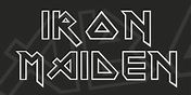 Iron Maiden Font · 1001 Fonts | Iron maiden, 1001 fonts, Maiden