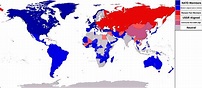 Map Of The World During The Cold War – Topographic Map of Usa with States