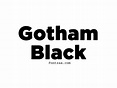 Gotham Black Font - Fontzaa - Fonts Free Download