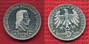 5 DM Gedenkmünze Silber Bundesrepublik Deutschland 5 DM 1955, 150 ...