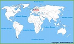 Estonia location on the World Map