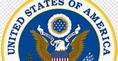 Emblema Missão diplomática Logo da organização Embassy, estados unidos ...