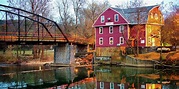 Arkansas War Eagle Mill and Bridge Panorama Photograph by Gregory ...