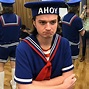 Stranger Things Costume Test, Steve, Scoops Ahoy Ice Cream, Joe Keery ...