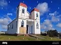 El histórico templo de Ratana en Raetihi, Nueva Zelanda, Ratana es un ...