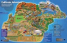 Detailed California Adventure map in Anaheim, California / Plan Before ...