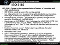 PPT - Country Codes FIPS PUB 10-4 & ISO 3166 PowerPoint Presentation ...