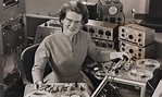 Pioneering electronic musician Daphne Oram in her home studio, 1962 ...