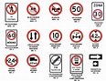 Señales de tránsito reglamentarias - Autofact