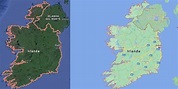 Mapa de Irlanda ☘️ Ciudades y Carreteras 【 Guía 2023