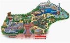 California Adventure Rides Map Maps Of Disneyland Resort In Anaheim ...