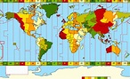 England Time Zone Map - TravelsFinders.Com