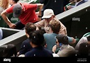 Guy Ritchie, Brad Pitt and Jeremy Kleiner watching the Gentlemen's ...