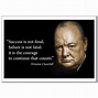 Motivational Winston Churchill Quotes Poster - Young N Refined – Young ...