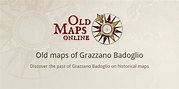 Old maps of Grazzano Badoglio