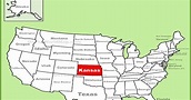 Where Is Kansas On The United States Map | Usa Map 2018