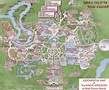 Map of the magic kingdom in disney world