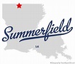 Map of Summerfield, LA, Louisiana