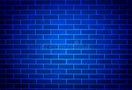 Blue Brick Wall with Soft Spotlight royalty free stock image | Stock ...