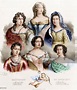 Mistresses of king of France Louis XIV (1638-1715, king from 1643 to ...