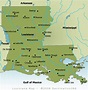 Lafayette Louisiana Map and Lafayette Louisiana Satellite Image