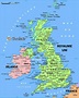 Carte villes et régions en Angleterre | Carte angleterre, Ville ...