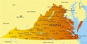 Estado De Virginia Estados Unidos Ciudades