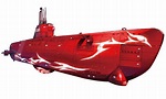 Submarine PNG transparent image download, size: 1074x650px