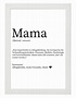 „Mama“- Definition – Dekorahmen