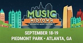 Lineup | Music midtown, Music midtown atlanta, Atlanta music festival