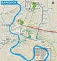 A cidade de banguecoque e do centro de mapa - Mapa da cidade de ...
