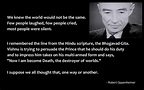 "Now I am become Death,.." - Robert Oppenheimer [1200x750] : QuotesPorn