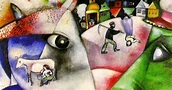 Art interpreted: Yo y la Aldea de Marc Chagall