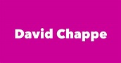 David Chappe - Spouse, Children, Birthday & More