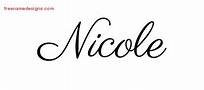 nicole Archives - Free Name Designs