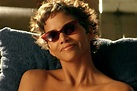 See Halle Berry's Golden Snake Keep Her Robe Barely Closed In Glowing Photo