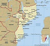Map of Mozambique and geographical facts - World atlas