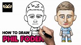 How to draw PHIL FODEN | MANCHESTER CITY F.C. - 필 포덴 그리기 | 맨체스터 시티 FC ...