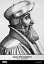 JOHANNES ECOLAMPADIO /n(1482-1531). Johannes Huszgen, conocido como Ecolampadio. Alemán ...