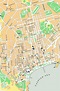 Grande mapa de carreteras de la ciudad de Bakú | Bakú | Azerbaiyán ...