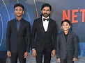 Dhanush Suits Up & Attends The Gray Man Premiere With Sons Yatra ...