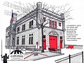 Firehouse Drawing at PaintingValley.com | Explore collection of ...