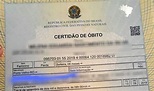 Segunda via da certidão de óbito - Cartório no Brasil