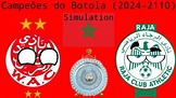 Simulation do Botola | Campeonato Marroquino (2024-2110) - YouTube