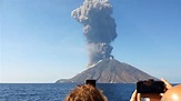 Stromboli Eruption Video From Boat